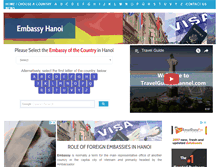 Tablet Screenshot of embassyhanoi.com